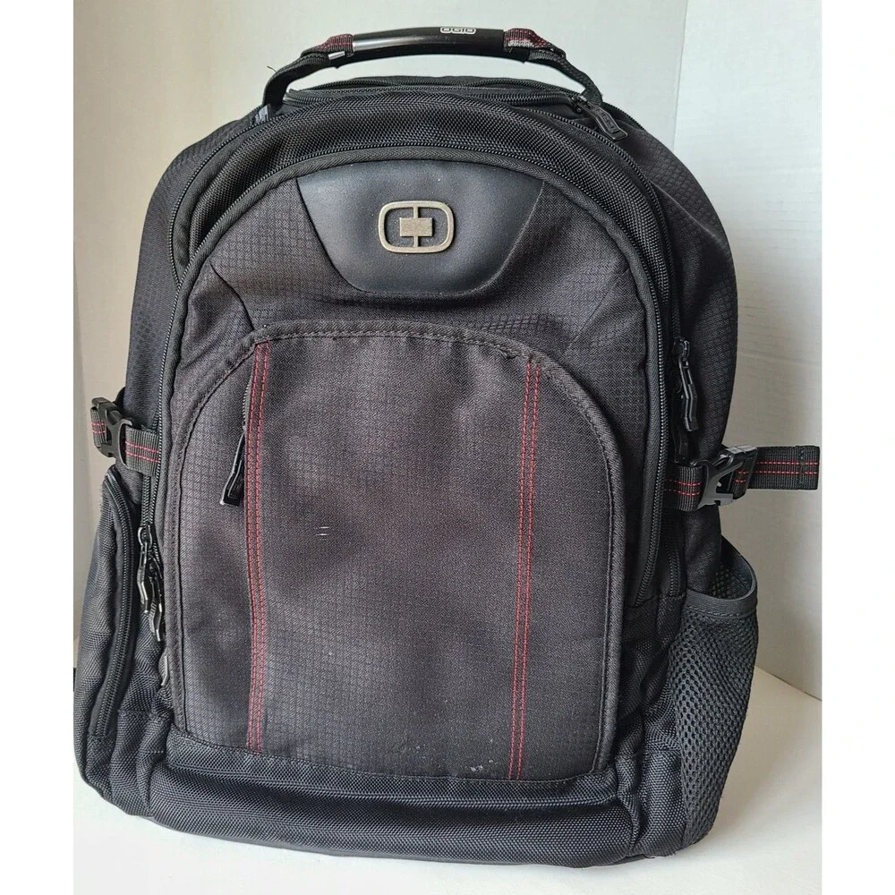 OGIO Prospect Backpack Black Red Laptop Travel School Bag Air Flow Padded